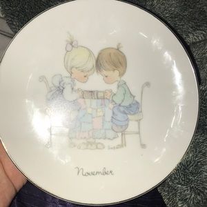 1983 November precious moments plate